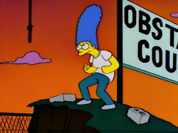 Marge obstacle course.png