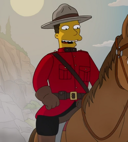 Canadian mountie - Wikisimpsons, the Simpsons Wiki