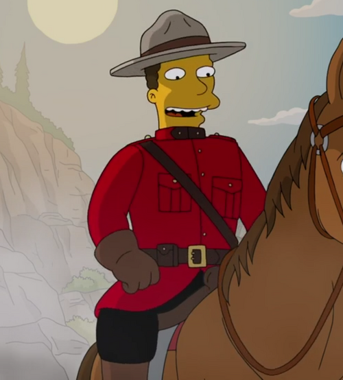 Canadian Mountie - Wikisimpsons, The Simpsons Wiki