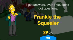 Frankie the Squealer Unlock.png