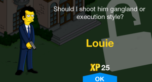 Should I shoot him gangland or execution style?