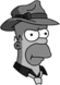 Noir Homer - Annoyed