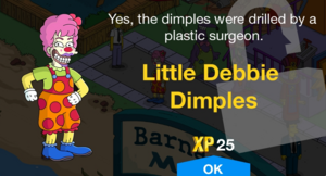 Yes, the dimples were drilled by a plastic surgeon.