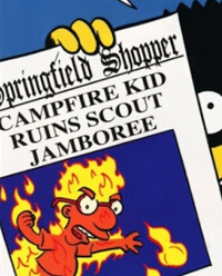 Springfield Shopper Campfire Kid Ruins Scout Jamboree.png