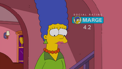 Marge getting downvoted, a reference to the episode "Nosedive".png