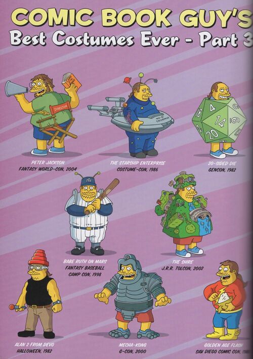 Comic Book Guy's Best Costumes Ever Part 3 Wikisimpsons, the