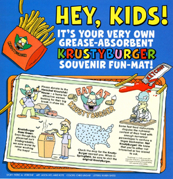 Hey Kids! It's your Very Own Grease-Absorbent Krustyburger Souvenir Fun-Mat!.png