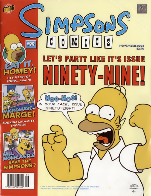 Simpsons Comics #99 - Wikisimpsons, the Simpsons Wiki