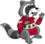 Tapped Out Christmas Raccoon.png