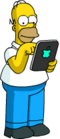 Tapped Out Homer Play with MyPad.png