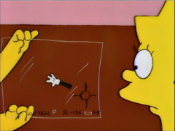 Itchy & Scratchy animation cel - Wikisimpsons, the Simpsons Wiki