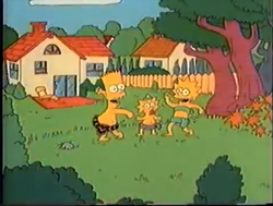 Bart of the Jungle (Bart, Lisa and Maggie Dancing).png