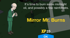 Mirror Mr. Burns Unlock.png