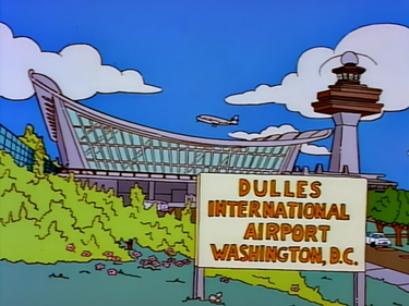 Dulles International Airport - Wikisimpsons, The Simpsons Wiki