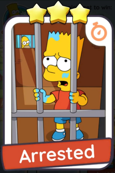 File:Monopoly Go! Arrested Sticker.png
