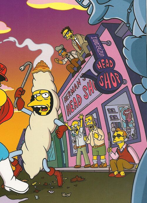 Herman's Head Shop Wikisimpsons, the Simpsons Wiki