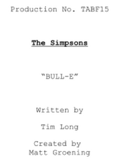 Bull-E - Wikisimpsons, the Simpsons Wiki