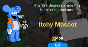 It is 127 degrees inside this humiliating costume.