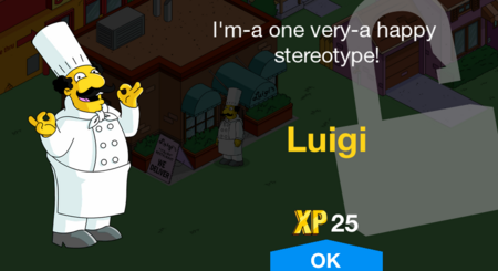 I'm-a one very-a happy stereotype!