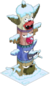 Tapped Out Krusty Themed Totem Pole snow.png