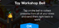 Tapped Out Toy Workshop Bell notice.png