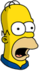 Patriotic Homer - Surprised