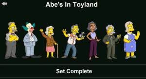 The Simpsons: Tapped Out characters/Abe's In Toyland