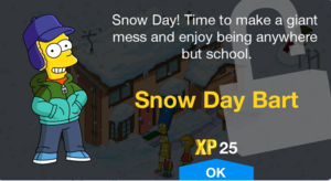 Snow Day Bart Unlock.png