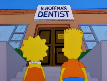 B. Hoffman Dentist - Wikisimpsons, The Simpsons Wiki