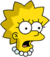 Tapped Out Lisa Icon - Shocked.png