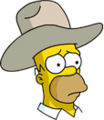 Tapped Out Cowboy Homer Icon - Sad.png