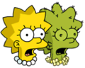 Tapped Out Lisa and Cactus Lisa Icon - Surprised.png
