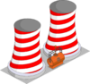 Tapped Out Candy Cane Power Plant.png