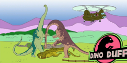 The Simpsons Game-Jurassic Duff.png