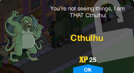 You're not seeing things, I am THAT Cthulhu!