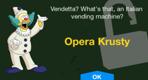 Vendetta? What's that, an Italian vending machine?