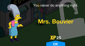 Tapped Out Mrs. Bouvier unlock.png
