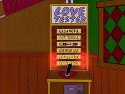 Kidrobot Simpsons Love Tester Machine Moe's Tavern 3 Mini Figure