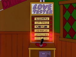 Moe's Love Tester Poster for Sale by McPod