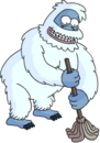 Tapped Out Snow Monster Do Some Volunteering.png
