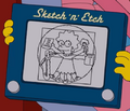 Sketch A Etch - Wikisimpsons, the Simpsons Wiki