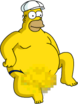 Tapped Out King-Size Homer Let it All Hang Out at the Beach.png