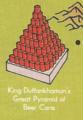 King Duffankhamun's Great Pyramid of Beer Cans.png
