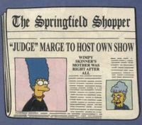 Springfield Shopper "Judge" Marge to Host Own Show.png