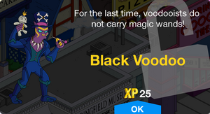 For the last time, voodooists do not carry magic wands!