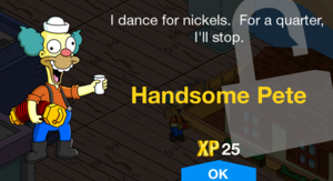 I dance for nickels. For a quarter, I'll stop.