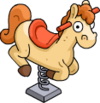 Tan Bouncy Horse.png