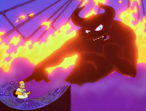 devil flanders glow in the dark