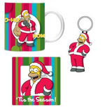 The Simpsons 11oz Mug, Coaster Keyring Christmas.png