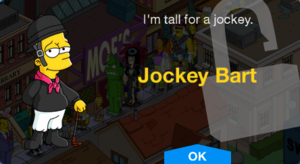 I'm tall for a jockey.